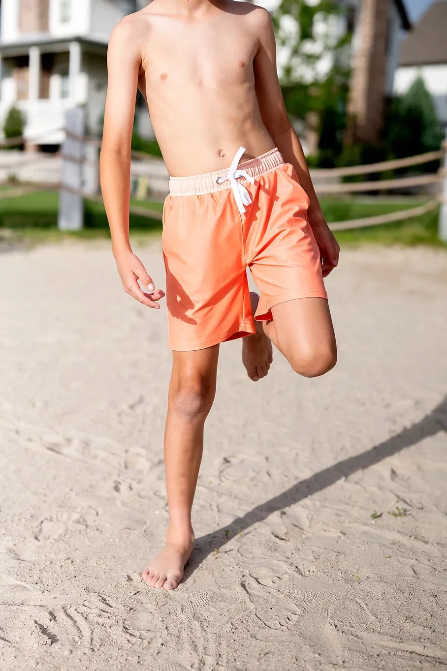 Boy Shorts in Orange Sherbet